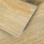 Brown Oak Interlocking Vinyl Flooring Planks - 21 Sq.Ft