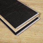 Brown Oak Interlocking Vinyl Flooring Planks - 21 Sq.Ft