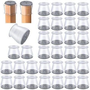 Chair Leg Protectors for Hardwood Floors - 32 Pcs