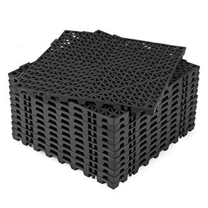 Interlocking Rubber Drainage Mats for Indoor Outdoor Use