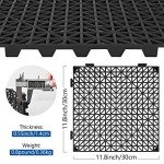 Interlocking Rubber Drainage Mats for Indoor Outdoor Use