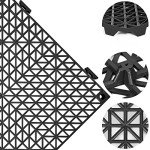 Interlocking Rubber Drainage Mats for Indoor Outdoor Use