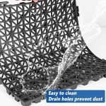 Interlocking Rubber Drainage Mats for Indoor Outdoor Use