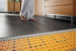 Ditra-Heat Electric Floor Heating Membrane, 8.4 Sq Ft