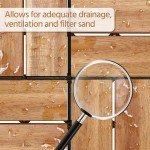 Yaheetech 27pcs Interlocking Acacia Deck Tiles 12" x 12