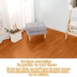 Self-Adhesive Peel and Stick Floor Tile, 36x6 in