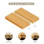Jeedeson Solid Bamboo Flooring Planks - 14-Pack
