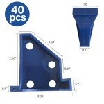 40-Pack Flooring Spacers for Laminate and Vinyl