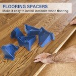 40-Pack Flooring Spacers for Laminate and Vinyl