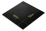 Heavy Duty Neoprene Rubber Sheet - 12x12 Inch