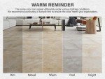 Light Slate Marble Peel and Stick Floor Tiles