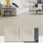 12" x 12" Peel and Stick Marble Floor Tiles
