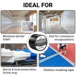 ELK 4" x 180ft Vapor Barrier Tape - Black