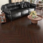 Dark Brown Peel and Stick Vinyl Floor Tiles
