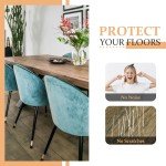 Rubber Chair Leg Caps - Noise Reduction, 24 Pack
