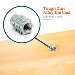 Threaded Inserts for Wood - 25 Pack Set