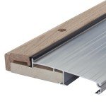 Adjustable Aluminum & Hardwood Threshold - 36 Inches