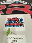 250 Pack Plastic Cap Roofing Nails - 1.25 Inch