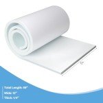 Neoprene Foam Insulation Sheets with Adhesive, 1/4" Thick