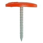 Plastic Grip Cap Roofing Nails - 1 lb Pack