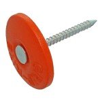 Plastic Grip Cap Roofing Nails - 1 lb Pack