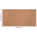 vidaXL Cork Roll 39.4" x 315" - Durable Flooring