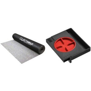 QuietWalk LV Underlayment & Bessey AV2 Floor Spacer