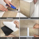 MULGREAT Waterproof Peel and Stick Vinyl Floor Tiles