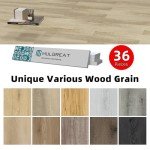 MULGREAT Waterproof Peel and Stick Vinyl Floor Tiles