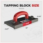 Vinyl Plank Flooring Tapping Block with Big Handle