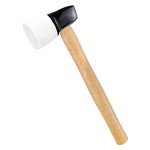 C&T White Rubber Flooring Mallet with Replaceable Head