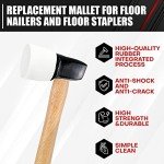 C&T White Rubber Flooring Mallet with Replaceable Head