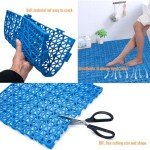 Modular Interlocking Drainage Floor Tiles - 12 Pcs