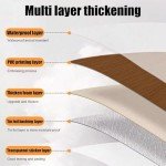 Luxury Peel and Stick Wood Grain Vinyl Flooring