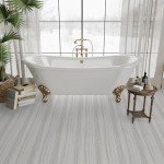 Peel and Stick Wood Grain Vinyl Floor Tiles