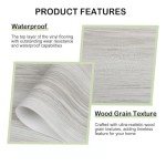 Peel and Stick Wood Grain Vinyl Floor Tiles
