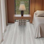 Peel and Stick Wood Grain Vinyl Floor Tiles