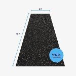 1/4" Tough Rubber Flooring Roll - Flexible Gym Mat