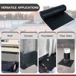 BXI Modified Bitumen Waterproofing Membrane Roll 13"x8.2