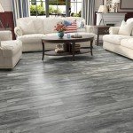 Decotalk Waterproof Peel and Stick Wood Floor Tiles