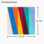 Peel and Stick Anti-Slip Carpet Tiles - 12 Pcs