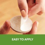 162 PCS Beige Felt Furniture Pads for Floors