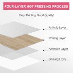 Boobest Waterproof Peel and Stick Vinyl Flooring Roll