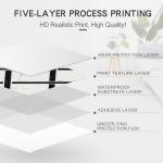 Peel and Stick Vinyl Floor Tiles - 20 PCS