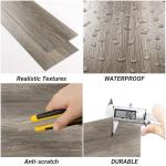 Decotalk Peel and Stick Vinyl Wood Floor Tiles