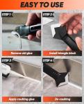 Saker 3-in-1 Silicone Caulking and Scraper Tool