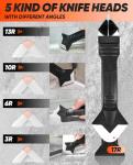 Saker 3-in-1 Silicone Caulking and Scraper Tool