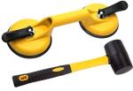 Floor Gap Fixer Tool with Suction Cup & Mallet