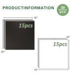 30-Pack Peel and Stick Vinyl Floor Tiles
