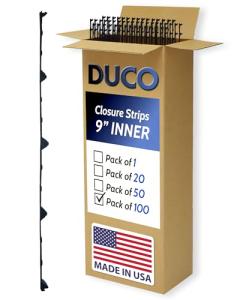 Classic Rib Foam Closure Strips - 100 Pack